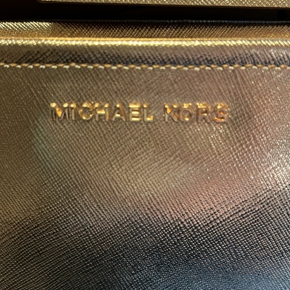 NWT NIB MICHAEL KORS ADJUSTABLE BELT BAG GOLD - Picture 4 of 8